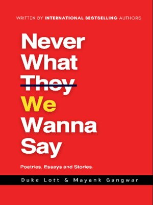 cover image of Never What We Wanna Say